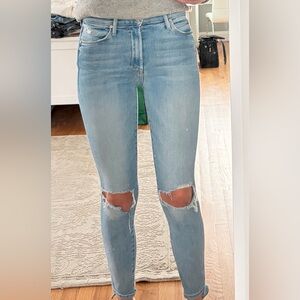 MOTHER Light Blue Denim Jeans